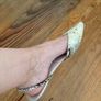 H&M snakeskin sling backs Image 2