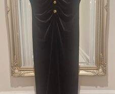 Absolutely stunning black velvet zara dress