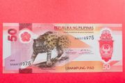 Philippines  50 PISO  2025   Pick 237a  . POLYMER PLASTIC ( Uncirculated )
