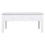 Coffee Table White 100x50x45 cm Wood Image 10