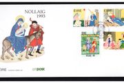 1993 Ireland Commemorative Christmas Stamps An Post First Day Cover (FDC)