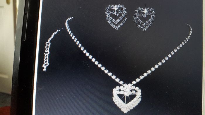 Bridal Necklace and matching Earrings ( DEBS )