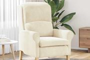 Armchair Cream Velvet