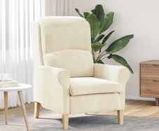 Armchair Cream Velvet