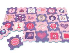 Play mat fairy princess and numbers