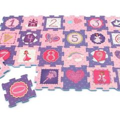 Play mat fairy princess and numbers