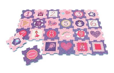 Play mat fairy princess and numbers