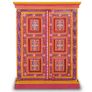Sideboard Solid Mango Wood Pink Hand Painted Image 4
