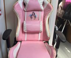 Pink gaming chair
