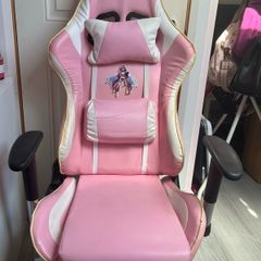 Pink gaming chair