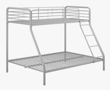 bunk bed with double on bottom, same type as in picture, metal frame, all bolts there
