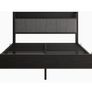 King Size Bed Frame with Wooden Storage Image 2