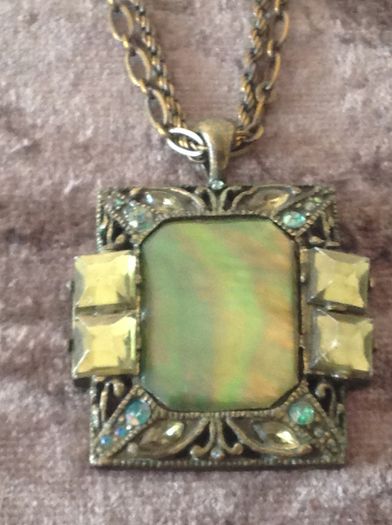 Vintage Pendant and Drop Earrings