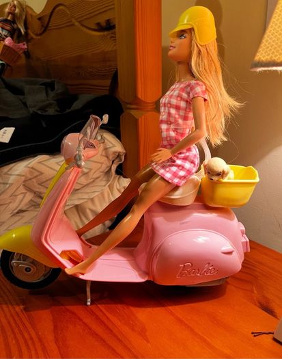 Barbie on Scooter