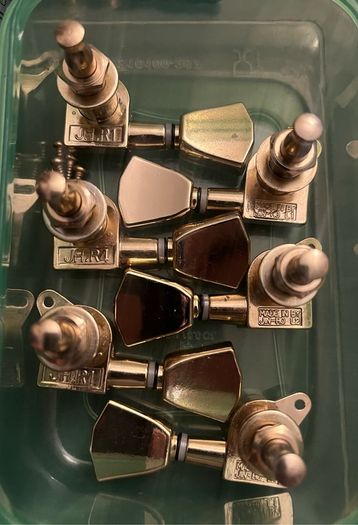 Electric acoustic Tuners Machine heads gold 3 Left x 3 Right A-Side Set Ibanez Gibson esp electric Guitar parts accessories