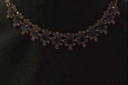 costume necklace  blue stone
