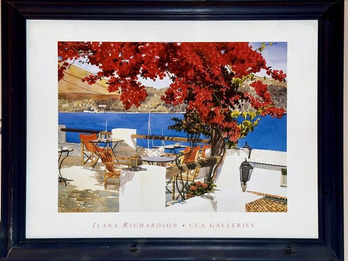 3 Framed Ilana Richardson Mediterranean Art Prints