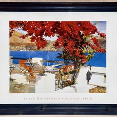3 Framed Ilana Richardson Mediterranean Art Prints