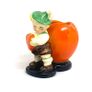 Vintage Goebel Bavarian Heart Boy Matchstick Holder figurine Image 3