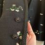 Zara black embroidered jacket Image 2