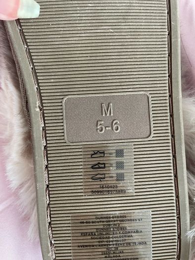 Brand new with tags fluffy slippers