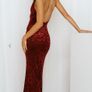 Brand New Debs Occasion Wear Runaway Lionell Dress Red Zebra Size M Uk10 Image 5