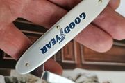 Vintage Discontinued Wenger Patriot Alox Swiss Army Knife with advertising