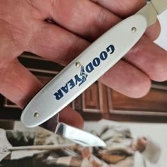 Vintage Discontinued Wenger Patriot Alox Swiss Army Knife with advertising