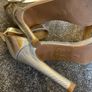 PENNEYS Primark Real Leather Silver Strap Heels Size 5! Image 2