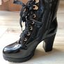 Black heeled Boots for women, size 39 EUR Image 5