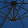 Cantilever Umbrella with Steel Pole Azure Blue 300 cm Image 2