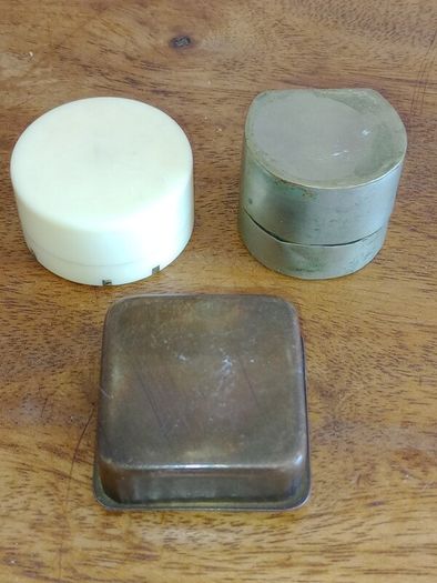 Vintage Pill Boxes x 3