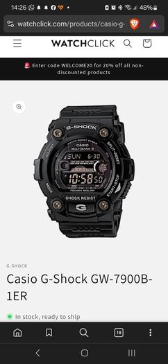 Casio mens Watch GW-7900B-1ER