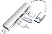 Ultra Slim 4 Port USB Hub Metal Shell USB 3.0