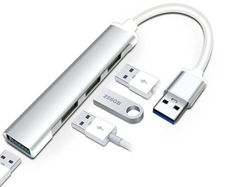 Ultra Slim 4 Port USB Hub Metal Shell USB 3.0