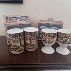 eggcups salt & pepper