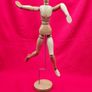 Old Wooden Mannequin , Cool Decoration , 45 cm tall Image 3