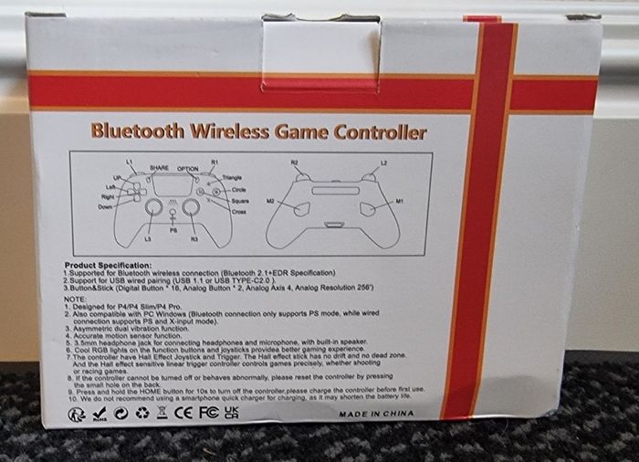 Bluetooth Wireless Game Controller PS4/Slim/Pro/PC