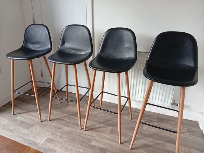 four Jysk bar stools