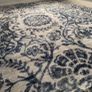 Large Blue & White Area Rug 200x290 Image 2