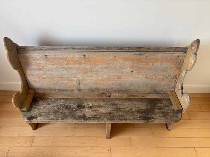 Antique church pew / bench