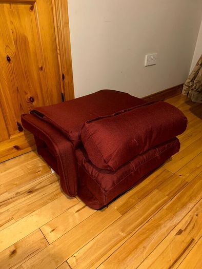 Adjustable Folding Floor Lazy Chair with Pillow