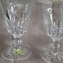 A Set Of 6 X  Vintage Waterford Crystal Wine Port or Sherry Glasses 5" Stamped And  A Rare Cut Image 2