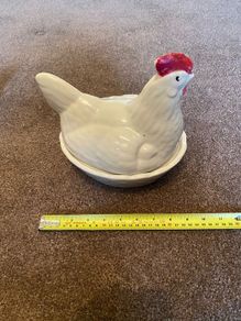Ceramic Hen