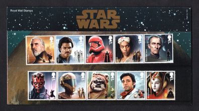 2019 Great Britain Star Wars - The Rise of the Skywalker Commemorative Stamps & Miniature Sheet Presentation Pack