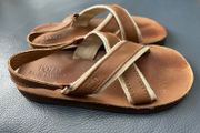 Kids sandals boys girls unisex Polo Ralph Lauren genuine leather size UK 13