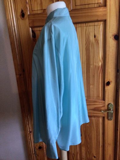 Ann Harvey Ladies Green Silk Blouse / Shirt Size 26 Includes Post