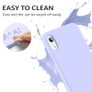 Liquid Silicone Case For iPhone XR Luxury Thin Soft Phone Cover New Lilac Purple - FHT4IPXRLK Image 6