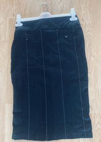 Pin stripe black  skirt