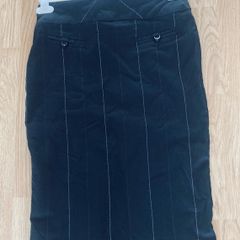 Pin stripe black  skirt